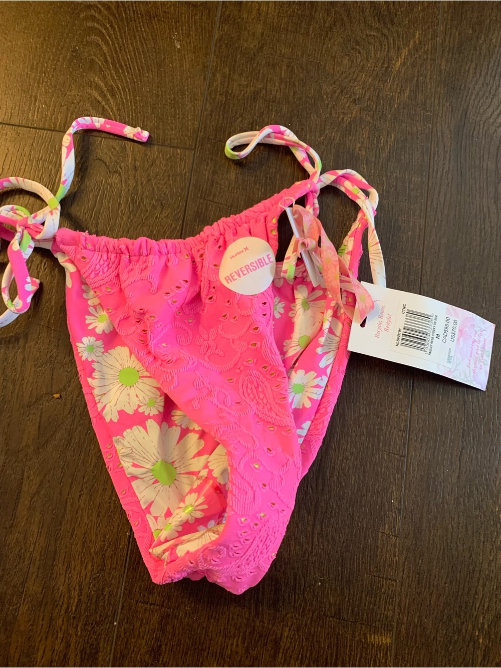 Hurley X loveshackfancy bikini bottoms